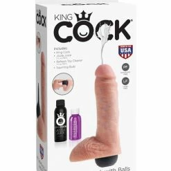 Pipedream Products King Cock 8" Squirting Cock With Balls
