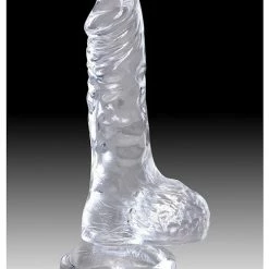 Pipedream Products King Cock Clear Cock With Balls Dildos