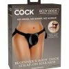 Pipedream Products King Cock Elite Beginner's Body Dock Strap On Harness - Black Dildos