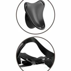 Pipedream Products King Cock Elite Beginner's Body Dock Strap On Harness - Black Dildos