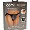 Pipedream Products King Cock Elite Comfy Body Dock Strap On Harness - Black