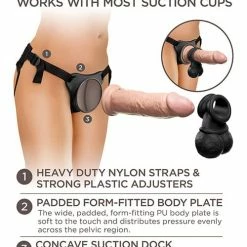 Pipedream Products Dildos King Cock Elite Deluxe Silicone Body Dock Kit