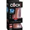 Pipedream Products Dildos King Cock Plus 7" Triple Density Cock - Tan
