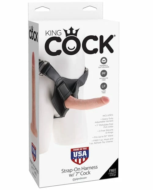 Pipedream Products Dildos King Cock Strap-on Harness With 7" Cock