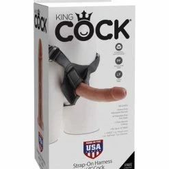 Pipedream Products Dildos King Cock Strap On Harness With 8