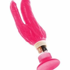 Pipedream Products Wall Bangers Double Penetrator Waterproof - Pink Dildos
