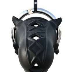 Pipedream Products Kink & BDSM Fantasy C-ringz Extreme Silicone Cock Blocker - Black