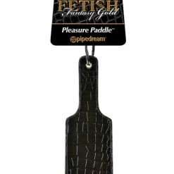 Pipedream Products Kink & BDSM Fetish Fantasy Gold Pleasure Paddle - Black