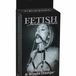 Pipedream Products Fetish Fantasy Limited Edition O-ring Gag & Nipple Clamps