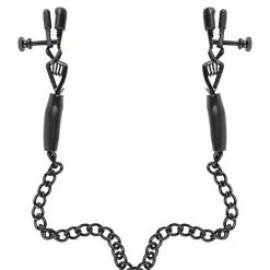 Pipedream Products Kink & BDSM Fetish Fantasy Series Adjustable Nipple Chain Clamps
