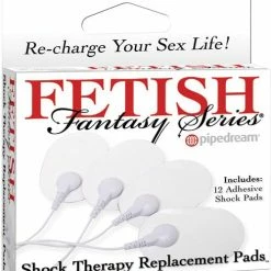 Pipedream Products Fetish Fantasy Series Shock Therapy Replacement Pads - 12 Piece Kink & BDSM