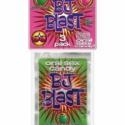 Pipedream Products BJ Blast Oral Sex Candy - Asst. Flavors Pack Of 3 Sexual Enhancers For Couples