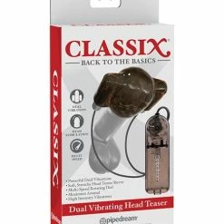 Pipedream Products Classix Dual Vibrating Head Teaser Penis Toys