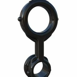 Pipedream Products Fantasy C Ringz Ironman Duo Ring - Black Penis Toys