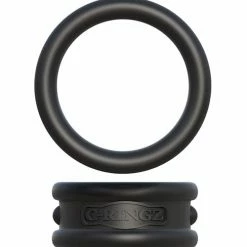 Pipedream Products Fantasy C-Ringz Max Width Silicone Rings - Black Penis Toys