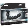 Pipedream Products Fantasy C-Ringz Posable Partner Double Penetrator - Black Penis Toys
