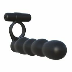 Pipedream Products Fantasy C-Ringz Posable Partner Double Penetrator - Black Penis Toys