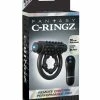 Pipedream Products Penis Toys Fantasy C-Ringz Remote Control Performance Pro - Black