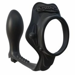 Pipedream Products Fantasy C-Ringz Rock Hard Ass-gasm Vibrating Ring - Black Penis Toys