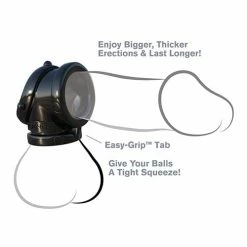 Pipedream Products Fantasy C-Ringz Rock Hard Cock Pipe - Black Penis Toys