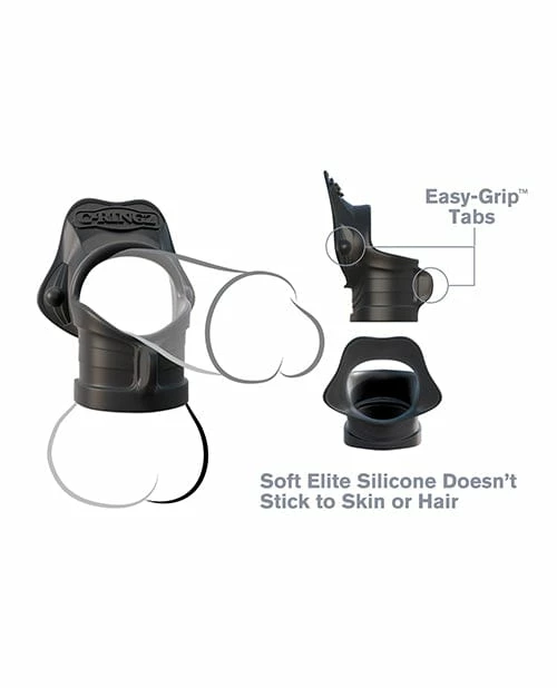 Pipedream Products Fantasy C-ringz Rock Hard Ring & Ball Stretcher - Black Penis Toys