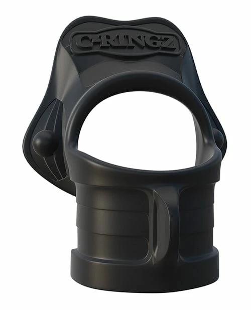 Pipedream Products Fantasy C-ringz Rock Hard Ring & Ball Stretcher - Black Penis Toys