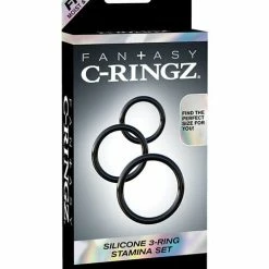 Pipedream Products Penis Toys Fantasy C-ringz Silicone 3-ring Stamina Set