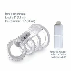Pipedream Products Penis Toys Fantasy X-tensions Vibrating Cock Cage