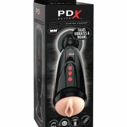 Pipedream Products PDX Elite Dirty Talk Starter Stroker Penis Toys