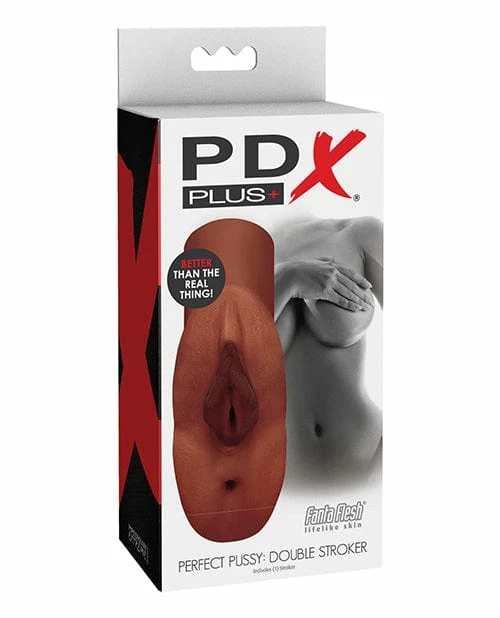 Pipedream Products PDX Plus Perfect Pussy Double Stroker Penis Toys