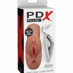 Pipedream Products PDX Plus Perfect Pussy Double Stroker Penis Toys
