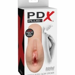 Pipedream Products PDX Plus Perfect Pussy Glory Stroker - Ivory Penis Toys
