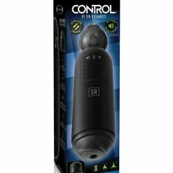 Pipedream Products Sir Richards Control Power-bator With Talking & Moaning - Black Penis Toys