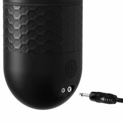 Pipedream Products Sir Richards Control Power-bator With Talking & Moaning - Black Penis Toys