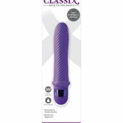 Pipedream Products Classix Grape Swirl Massager - Purple