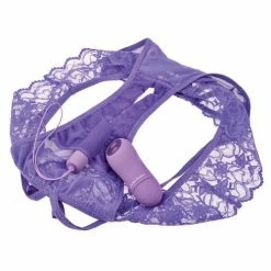 Pipedream Products Fantasy For Her Crotchless Panty Thrill Her - Purple