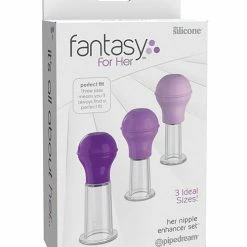 Pipedream Products Vibrators Fantasy For Her Nipple Enhancer Set - Purple