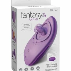 Pipedream Products Fantasy For Her Silicone Fun Tongue - Purple