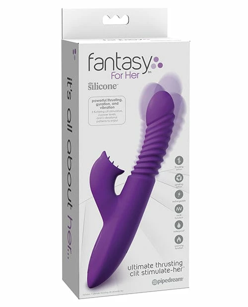 Pipedream Products Vibrators Fantasy For Her Ultimate Thrusting Clit Stimulate-her - Purple