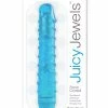 Pipedream Products Vibrators Juicy Jewels Aqua Crystal Vibrator - Blue