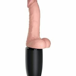 Pipedream Products King Cock Plus Thrusting, Warming & Vibrating 6.5" Triple Threat Dong
