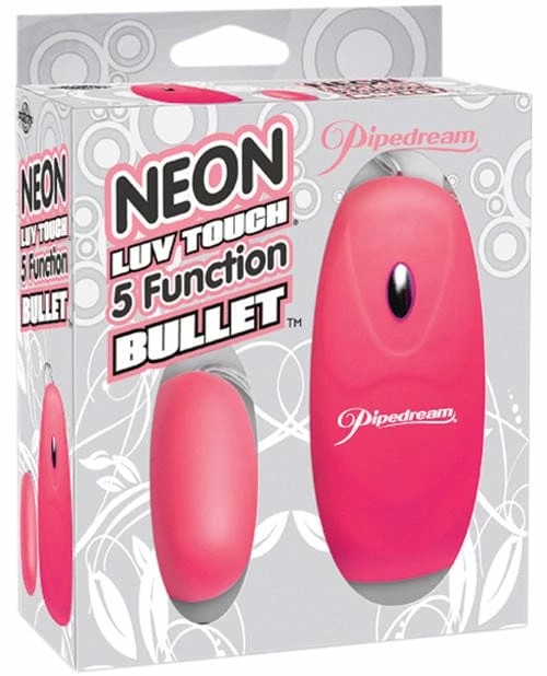 Pipedream Products Neon Luv Touch Bullet - 5 Function Vibrators