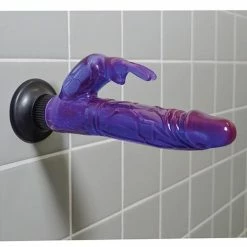Pipedream Products Vibrators Wall Bangers Deluxe Bunny Waterproof - Purple