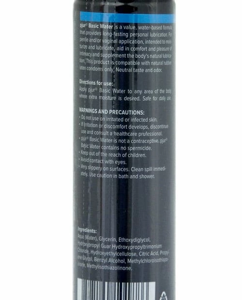 Lubes Pjur Basic Water Based Lubricant - 100 Ml Bottle
