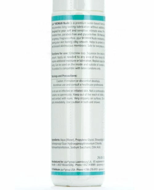 Lubes Pjur Woman Nude Water Based Personal Lubricant