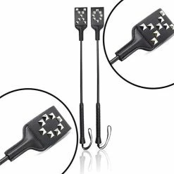 Plesur Xo Studded PVC Crop - Black