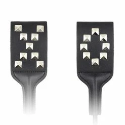 Plesur Xo Studded PVC Crop - Black