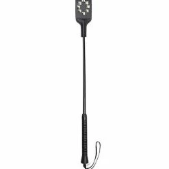 Plesur Xo Studded PVC Crop - Black