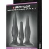 Anal Toys Pretty Love Beginner's Mini Anal Kit - Black Set Of 3