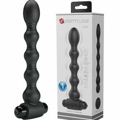Pretty Love Lynn Vibrating Beads - Black Anal Toys